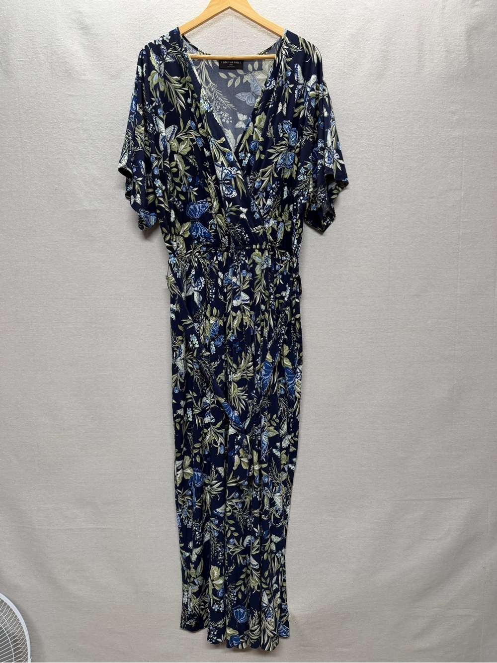Lane Bryant Floral Jersey Jumpsuit - size 22/24